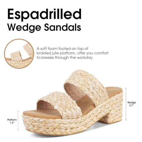 Women's Espadrilles Platform Sandals Wedges Slides Sandals Open Toe Fashion Summer Outdoor Beach Sandals4