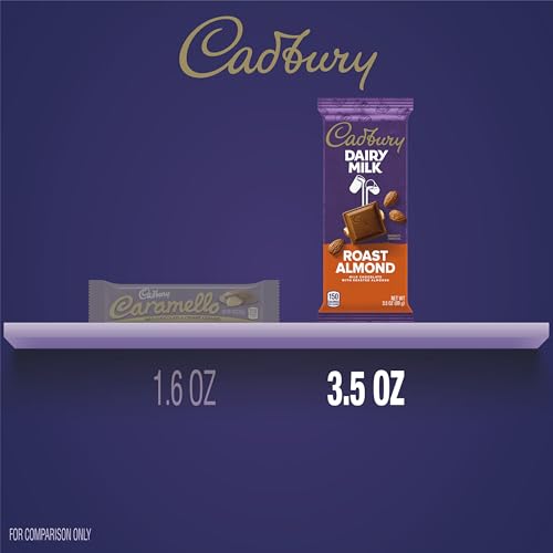 Image of Cadbury, Roast Almond Milk Chocolate Candy Bar, 3.5 Ounce