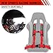 BESTZHEYU 1 PC 4 Point Harness SFI with 2 Inch Comfortable Heavy Duty Shoulder Padding with Quick Auto buckle for UTV ATV Sports Car, Racing Car, Car Red Racing Harness