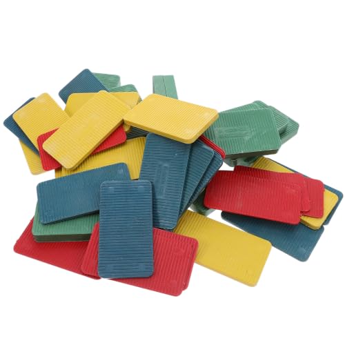 Cuñas de plástico para nivelar marcos de puertas en instalaciones con un pack de 40 piezas