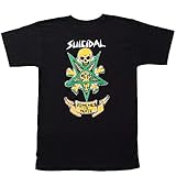 100% Cotton Dogtown X Suicidal Tendencies Possessed to Skate Skateboard T Shirt Black XL