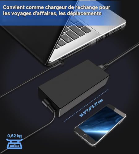 Chargeur 240W Compatible avec ASUS TUF F17, F16, F15, A17, A15 – vue 4