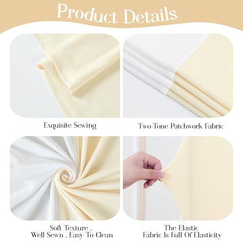 Funda Beige Blanco para Arco Fotográfico 7.2ft miniatura 4