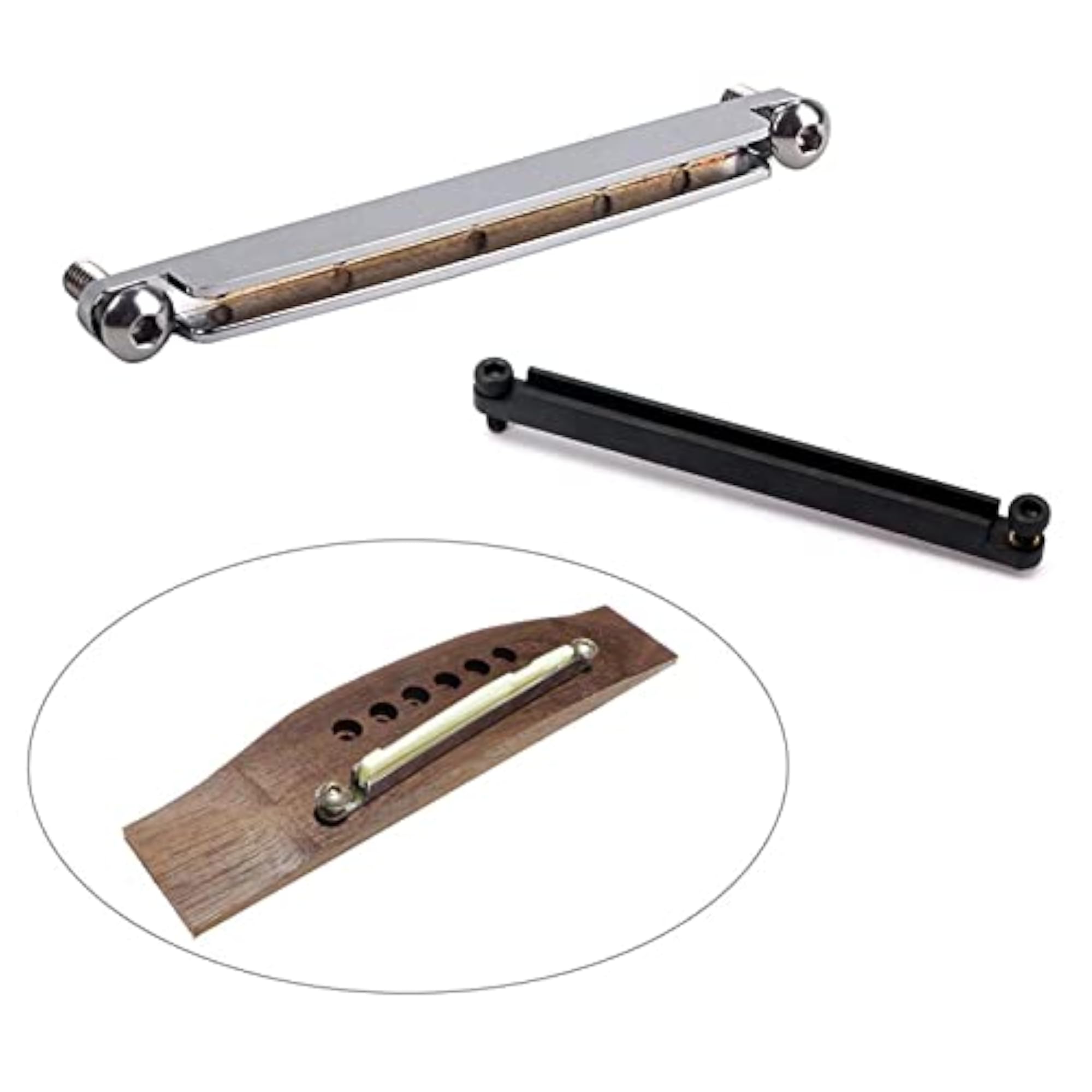 Steel Guitar Bridge Adjust Saddle Rail Heighting, Folk Guitar Replacement
