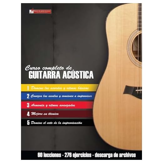 Curso completo de guitarra acústica: Método moderno de técnica y teoría aplicada
