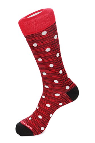 Melange Polka DotCrew Sock Fits Size 8 to 13