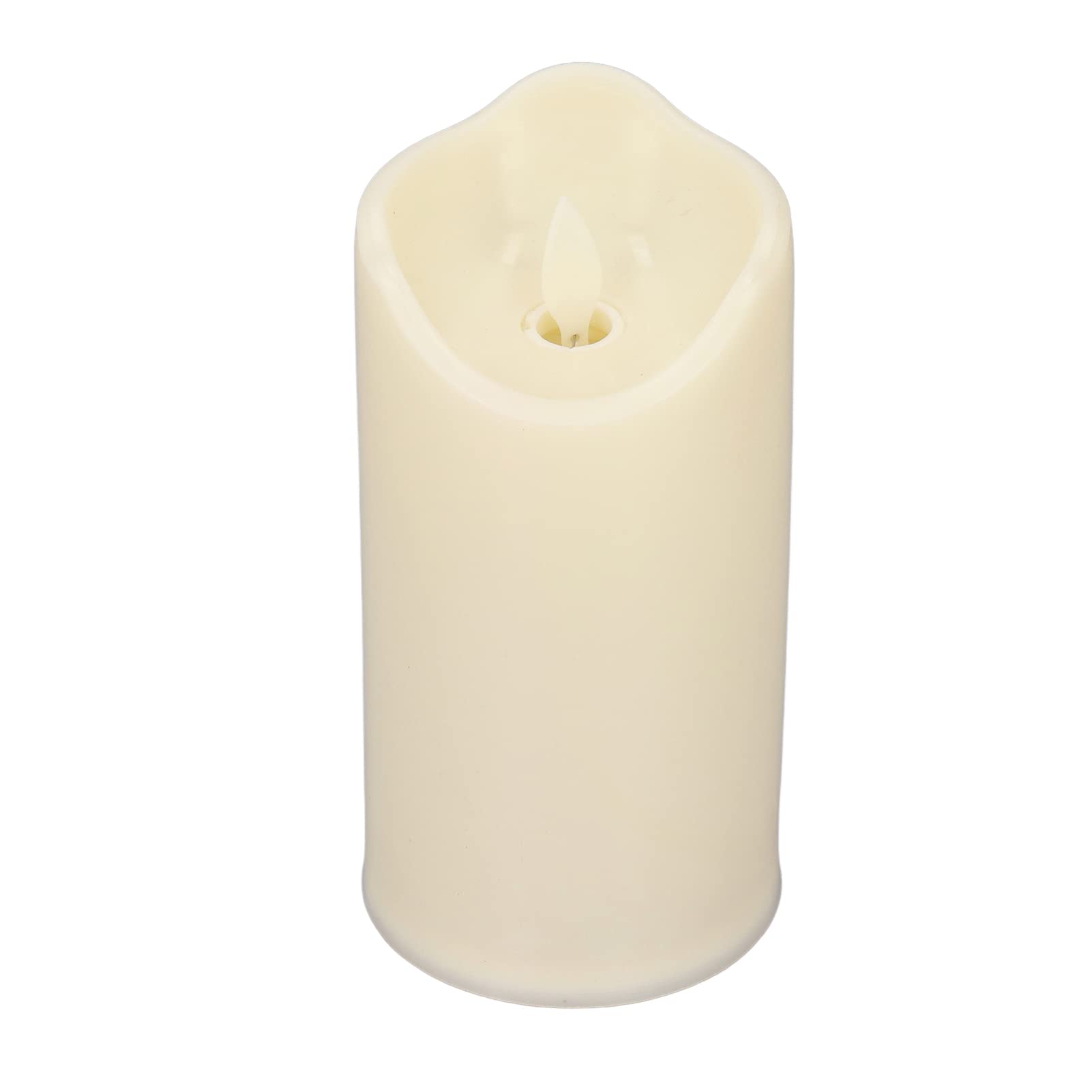 Annadue Flameless LED Candlestick, Electric Candle Light for Home Wedding Party Decoration, Flickering Flame, Battery Operated Timer (Large)