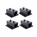 Black all -aluminum waterworking seat Lidar set heat sink bracket Laser fixed bracket for 12mm laser module?1.18?×0.7?×1.38?? (4pack)