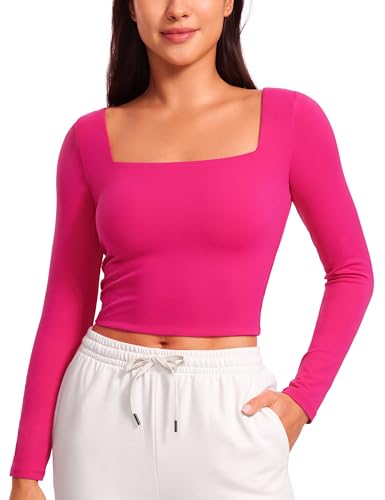 Amazon.com: CRZ YOGA Womens Butterluxe Double Lined Long Sleeve