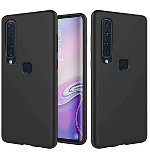 Image of Mobile Back Cover Case for Samsung A9(2018) (Silicone Case|CameraProtection|Black SC1510)