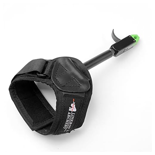 Linkboy Archery Compound Bow Release Aid Trigger Caliper Release - Adjustable Wrist Strap Pack of 1