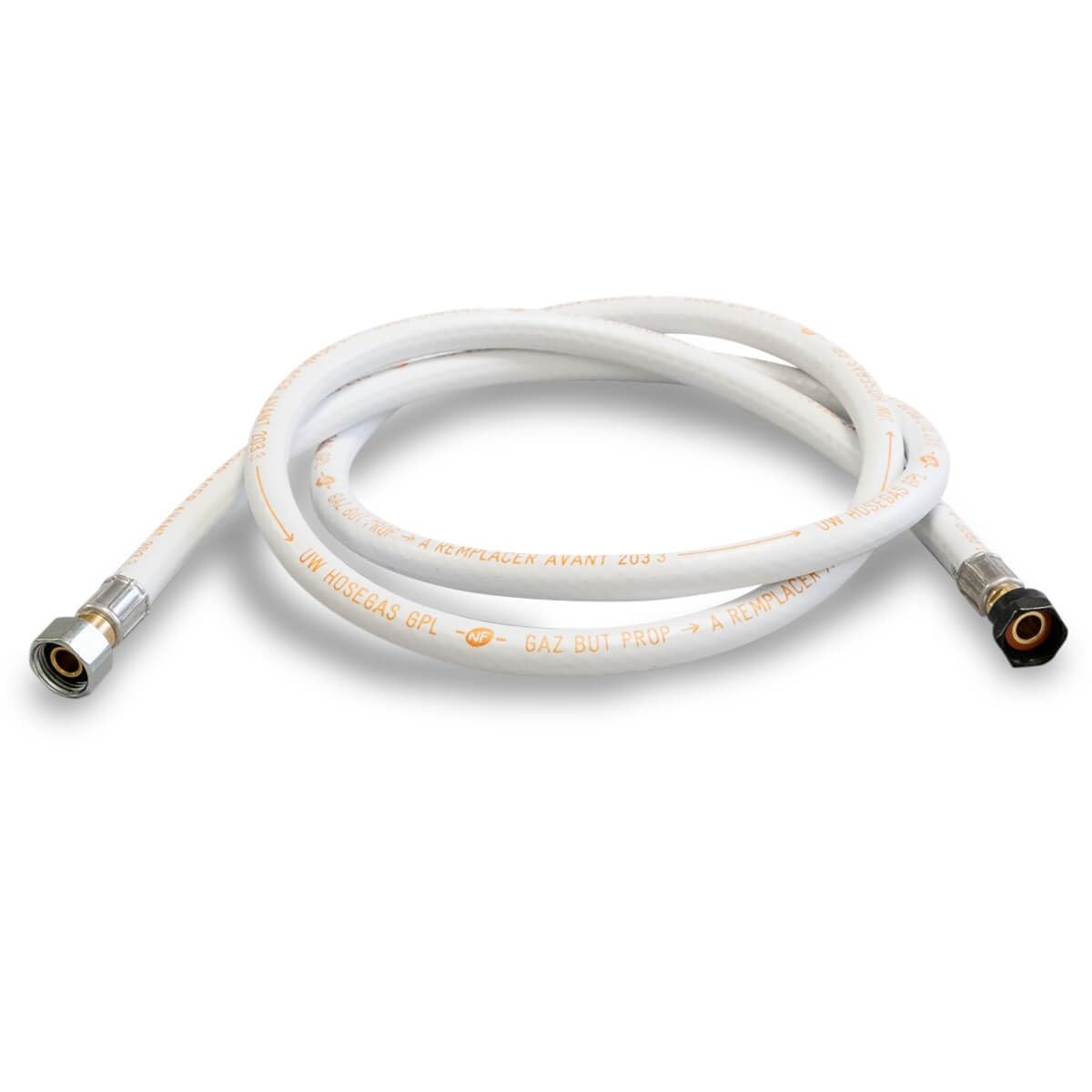 KEMPER - Tuyau gaz butane/propane flexible 2.00 m raccords à visser 20/150 et G1/2