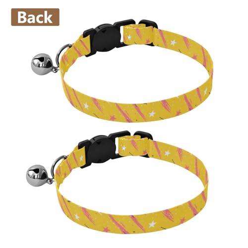 Collar ajustable para perros y gatos con campana metálica miniatura 3