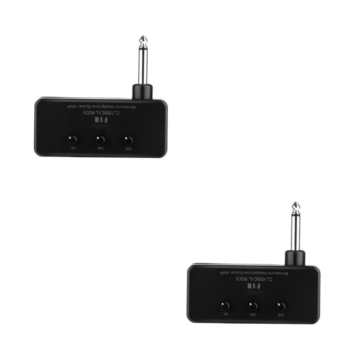 BESTonZON 2 Juegos De Amplificador De Auriculares De Bajo Mini Enchufe Amplificador De Guitarra Bolsillo De Plástico Y Aluminio Amplificador De Auriculares Para Guitarra Altavoz