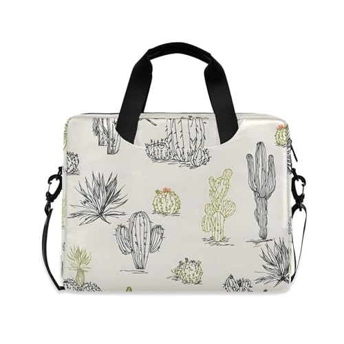 Maletín para portátil con diseño de cactus 13-15.6 pulgadas miniatura 1