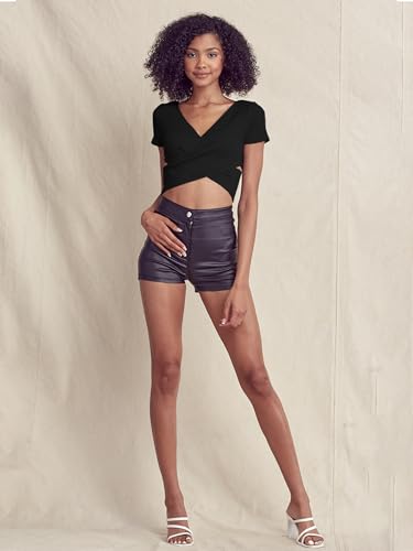 Image of Noble Monk Women Cotton Blend Casual Fit Stylish Tops | Casual Crop Top's | Tshirt
