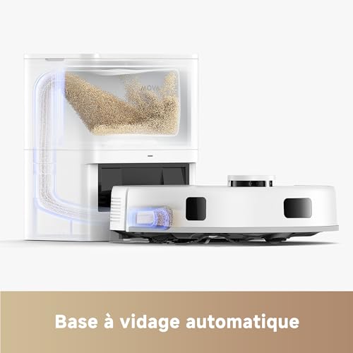 Robot aspirateur laveur compact Mova E20 Plus pour maison toujours propre