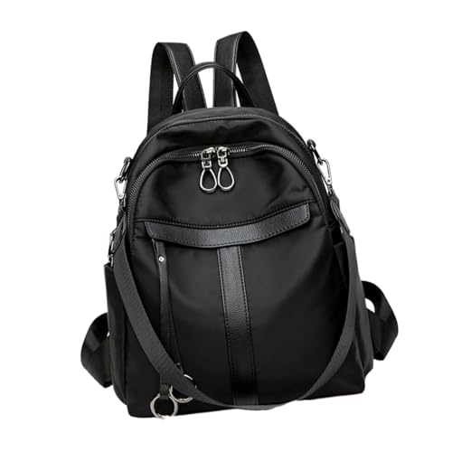 Sac à dos zippé antivol oxford pour femme avec grande capacité
