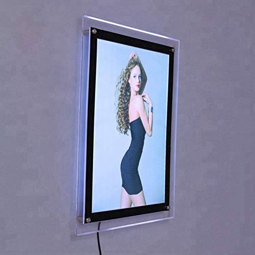 Marco de acrílico con luz LED para cartel de publicidad y fotografía artística 3