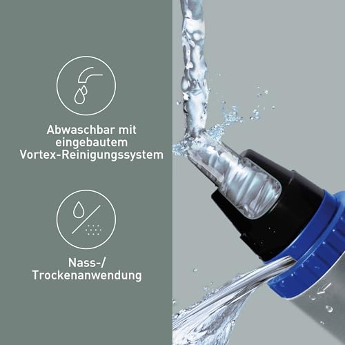Panasonic ER-GN30-K503 Nass/Trocken Nasen- und Ohrhaartrimmer für Männer, hypoallergene...