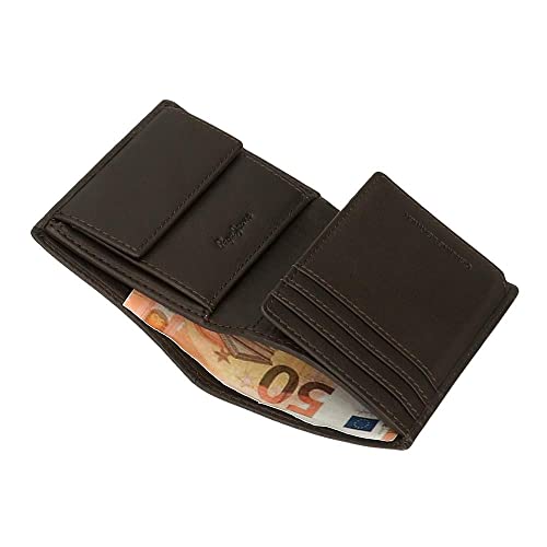 Pepe Jeans Para Hombre. 7371132 Cartera De Piel Badge Vertical MarróN -8.5X10.5X1Cm- (Osfa), Casual - 4