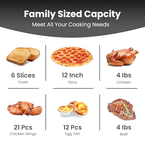 Comfee Toaster Oven Air Fryer Flashwave™ Ultra-Rapid Heat Technology thumb #6