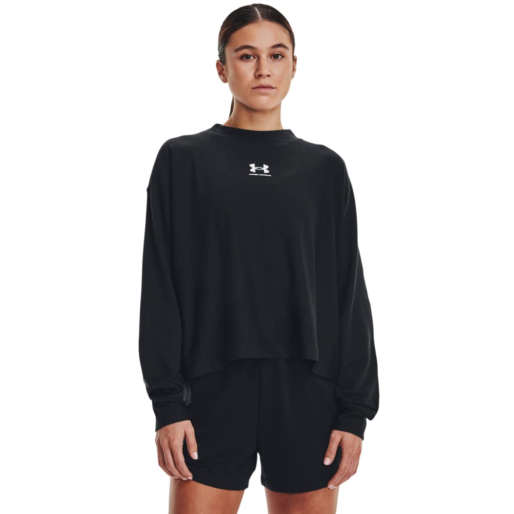 Under Armour Womens Rival Terry Oversized Crew