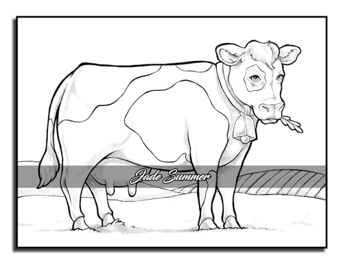 Easy Coloring Book: Large Print Designs for Adults and Seniors with 50 Simple Images of Animals, Flowers, Food, Objects, and More! (Easy Coloring Books) - Image 47