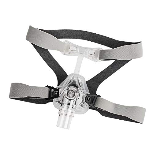 Nose Breathing Mask, IXAER Masks for C-Pap Mask Interface Sleep&Snore Strap with Adjustable Straps Headgear (L)