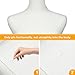 Bonnlo Female Dress Form for Clothing Presentation, Height Adjustable Women Mannequin Torse Body with Stable Gold Finish Metal Stand, Clothing Dress Jewelry Display Sewing Model (Beige, Regular)