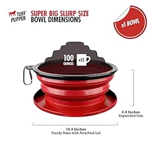 Tuff-Pupper-SuperBigSlurp-Collapsible-Dog-Bowls-Extra-Large-Capacity-Portable-Food-Safe-Odorless-Non-Toxic-Silicone - Cucciolini Doodles   Tuff-Pupper-SuperBigSlurp-Collapsible-Dog-Bowls-Extra-Large-Capacity-Portable-Food-Safe-Odorless-Non-Toxic-Silicone