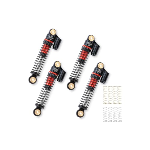 FEDCO FCX24 Shocks 47MM Oil-Filled Shocks Absorber With Springs For FMS FCX24 FCX18 Upgrades 1/24 1/18 RC Crawler