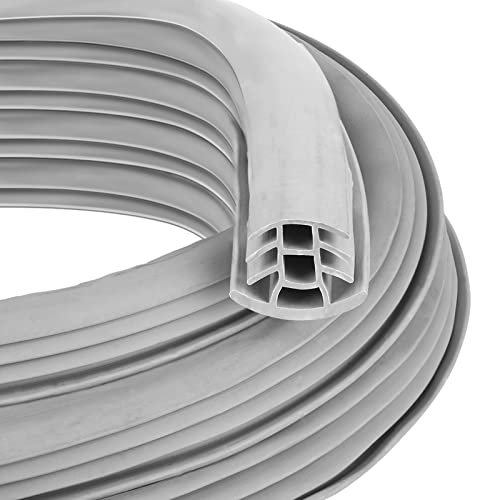 Kingdder Concrete Expansion Joint Filler Driveway Crack Filler Flexible EPDM Rubber Strip for Concrete Crack Repair Replacement Weather Aging Resistance Expansion Joint(1'' Wide, 25 ft Long) by Kingdder - Used condition - US$63.78