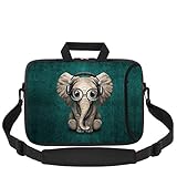 Material: Die 13-13,3-Zoll-Laptop-Tasche ist aus hochelastischem, verdicktem Neopren-Material, sie blockiert Wasser effektiv. Machen Sie sich keine Sorgen über Spritzwasser oder Regen. Waschbar, wenn Ihre Laptoptasche schmutzig wird, trocknet leicht und verblasst nicht.