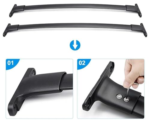 Barres de toit transversales latérales Ford Explorer 2016 2017 2018 2019 Limited