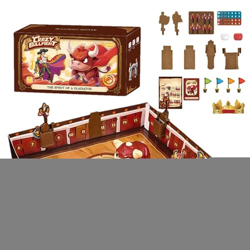 Genérico Juegos Divertidos para niños: mazo competitivo de Cartas toros, Juego Aprendizaje, Set Mesa Creativa, Atractivos Juguetes estratégicos | Entretenimiento la Junta educativa