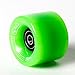 FREEDARE Skateboard Wheels 60mm 83a with Bearings and Spacers Cruiser Wheels (Green,Pack of 4)