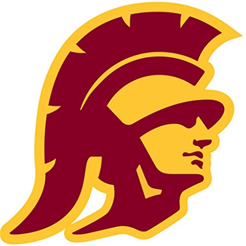 NCAA Siskiyou Sports Fan Shop USC Trojans Logo Magnets 8 inch sheet Team Color