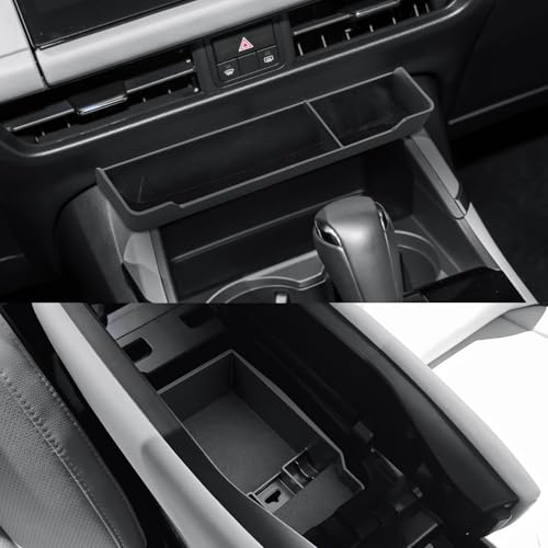 Image of CDEFG 2Pcs for 2026 Mazda CX5 Center Console Organizer for 2026 Mazda CX-5 (S /Select /Preferred /Premium /Premium Plus) Accessories Middle Console Double Trays Storage Box