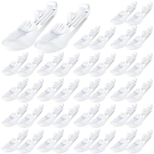Honeydak 20 Pairs Plastic Shoe Tree Stretcher Sneaker Form Insert