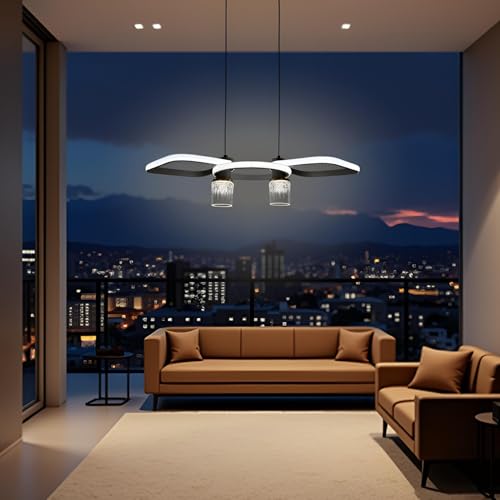 Image of Hanging Lights for Dining Table, Hanging Lights for Living Room, Pendant Lights for Ceiling, Office Home Decoration (Chandelier /Jhoomer /Jhumar) (Pack of 1) (Dining Table)