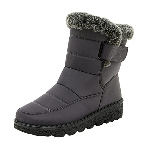 Laquieio Botas Mujer Invierno Rebajas Planas Outdoor Boots Nieve Antideslizante Trekking CláSico Comodos Elegante Que Caminan Algodón Fiesta Aire Libre Boots