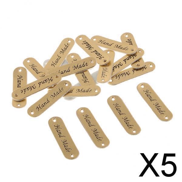 CALANDIS™ 5x20pcs Retro Synthetic PU Leather Tag DIY Handmade Sew Label Patches Gold | Trims | Embellishments & Finishes | Sewing-picture-14