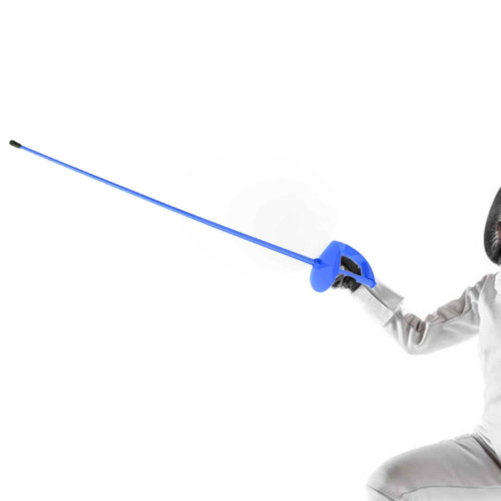 Spada da Scherma per Cosplay, Portatile, 99 Cm con Luci E Suoni, Attrezzatura da Allenamento, Spada da Scherma per Bambini, Blu