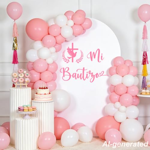 Decoración adhesiva para bautizo Mi Bautizo miniatura 5