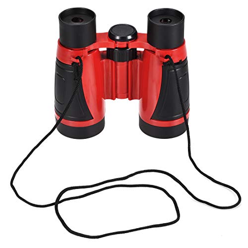 Binoculares plegables compactos 5x30 color rojo miniatura 1