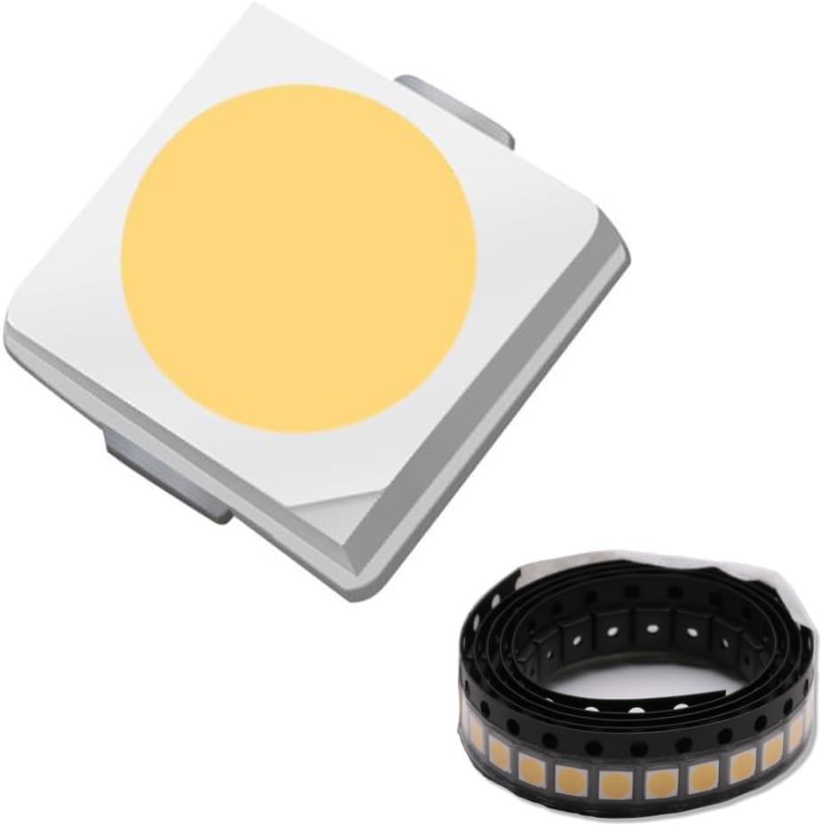 100Pcs 3030 SMD LED,3W Blue Diode Lights Kit Super Bright Lighting Bulb Lamps Electronics Components Light Emitting Diode Chip (700mA,3.2-3.6V,455-460nm)