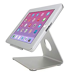 Angel POS anti-theft Desktop POS Stand Holder compatible with iPad 2/3/4/5/air Enclosure with Lock & Key for Retail Kiosk – Work with your iPad like iMac
