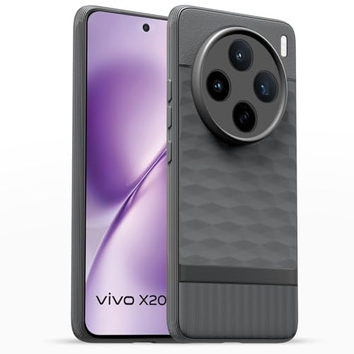 Image of Shockproof Case Compatible with Vivo X200T 5G / X200s 5G | Full Camera Protection | TPU Flexible Back Cover for Vivo X200T 5G / X200s 5G (Graphite Grey)