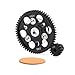 ZNGDAYNR LCX Racing 1/10 RC Crawler Hard Steel 32P 56T Spur Gear w/ 15T Pinion Gear for SCX10 Wraith Upgrades Parts Accessories